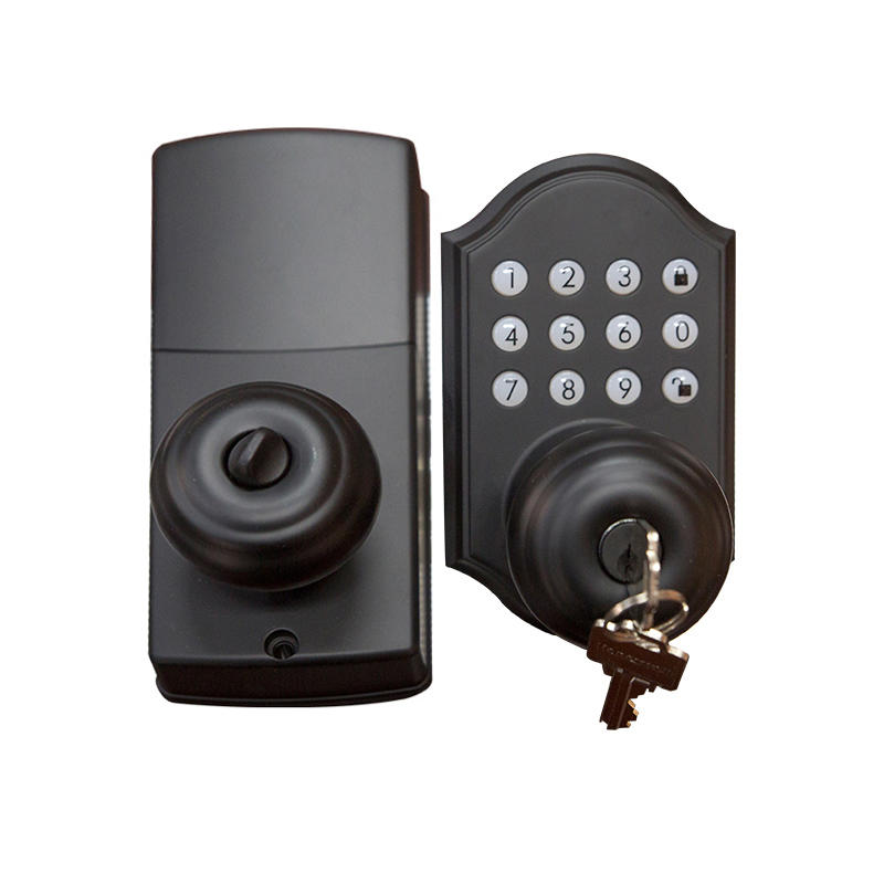 D325-SK Electronic keypad door lock matte black