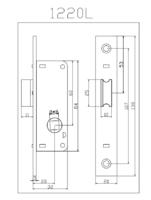 1201 Interior Door Locks and Sliding Door Locks